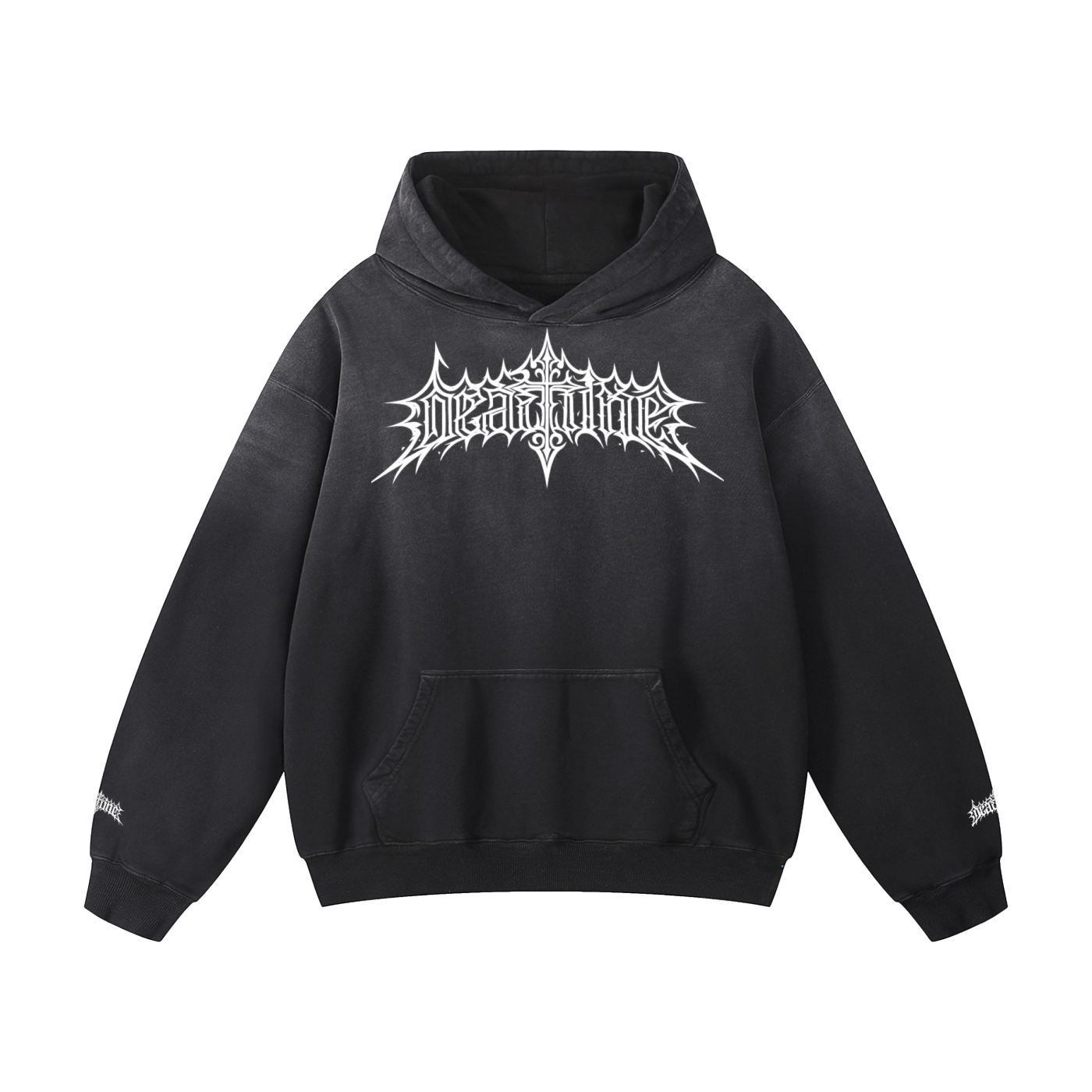 Heavyweight Sunfade Oversized Deadline Hoodie