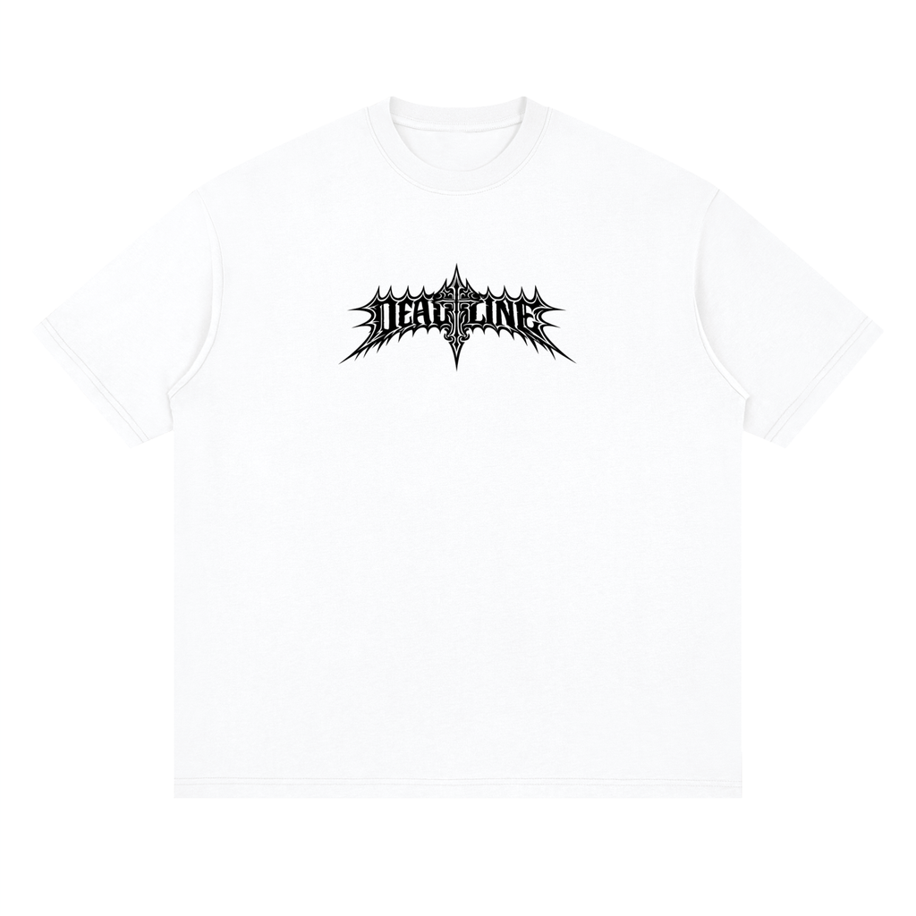 Streetwear Loose Drop Shoulder Deadline T-Shirt